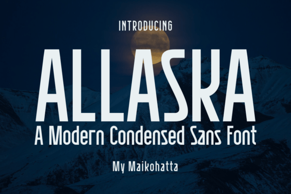Allaska: The Bold Display Font for Modern Branding