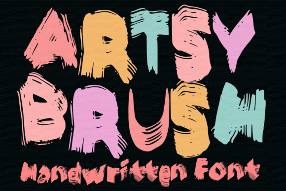 Artsy Brush: The Expressive Display Font for Bold Campaigns