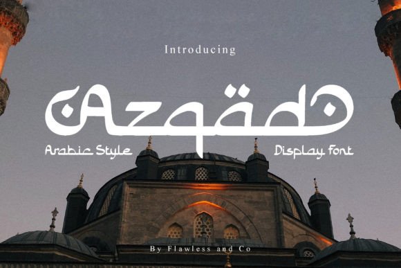 Azqad: The Elegant Arabic Display Font for Modern Brands
