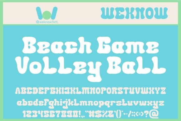 Beach Game: A Fancy Display Font for Editorial Design