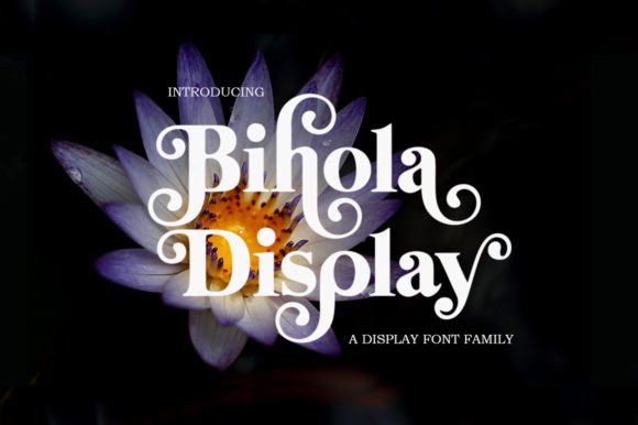 Bihola: The Modern Vintage Serif Font for Bold Branding