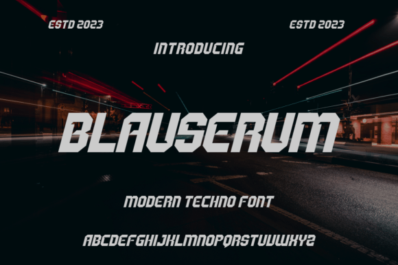 Blauserum: A Bold Display Font for Modern Web Design