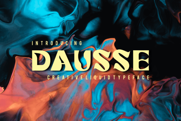 Dausse Font Review: A Quirky Display for Bold Designs