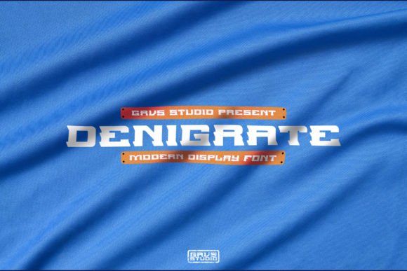 Denigrate Font: The Modern Display Typeface for Bold Branding