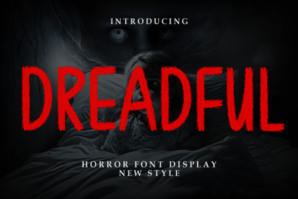 Dreadful: A Sweet Handwritten Display Font for Editorial Design