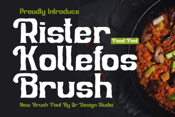Elevate Your Brand with Rister Kollefos Brush Typeface