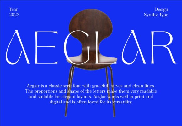 Elevate Your Shop with Aeglar: The Perfect Serif Typeface