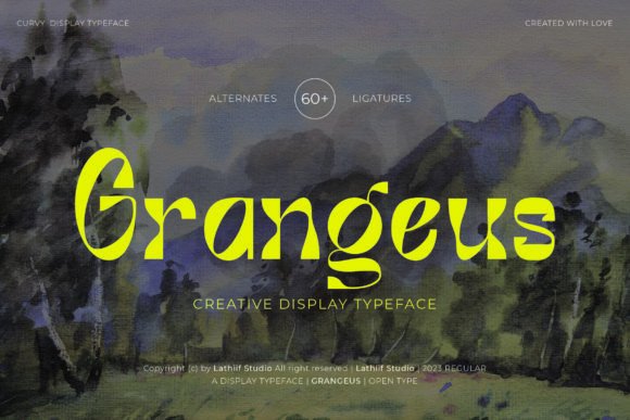 Grangeus - Creative Display Font for Makers