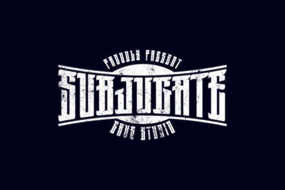 Grvs Subjugate Dark Esport Font for Bold Branding