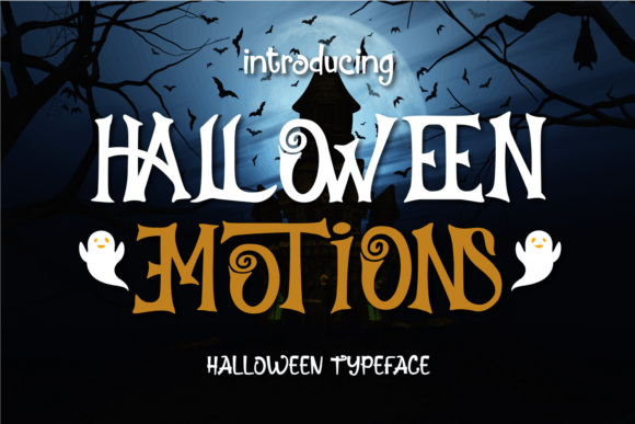 Halloween Emotions Font: Spooky Display Type for Campaigns