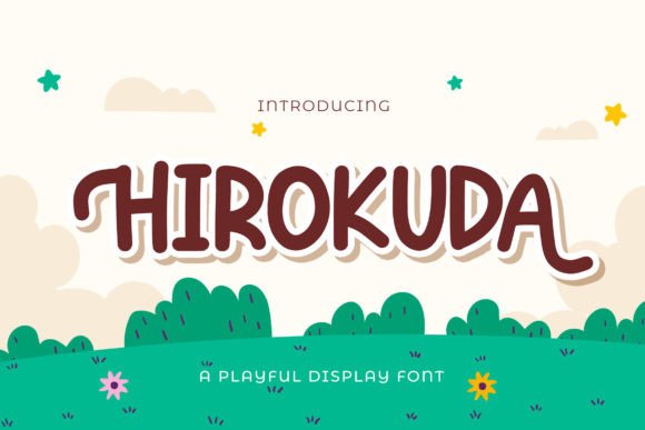 Hirokuda: A Playful Display Font for Makers