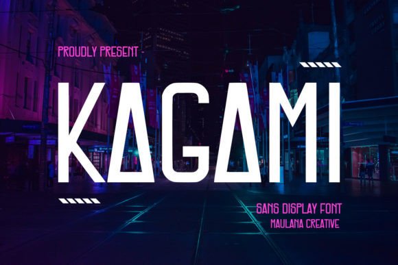 Kagami: The Modern Sans Serif Display Font for Bold Marketing