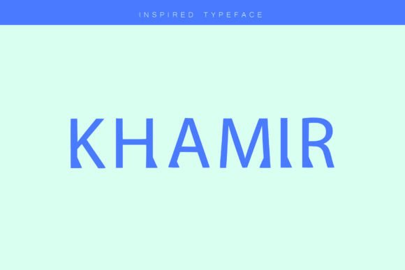 Khimar: A Timeless Display Font for Editorial Design