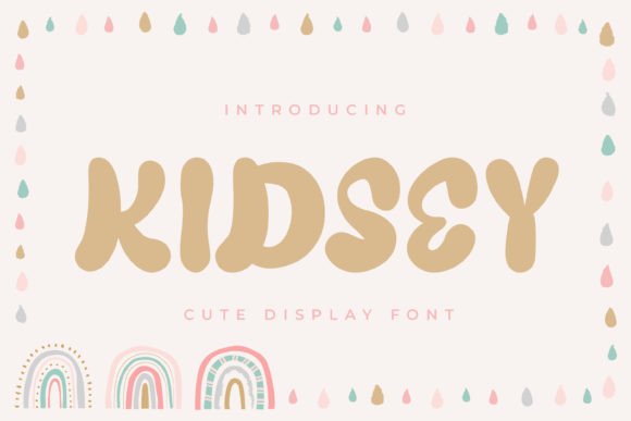 Kidsey: A Quirky Display Font for Modern Editorial Design