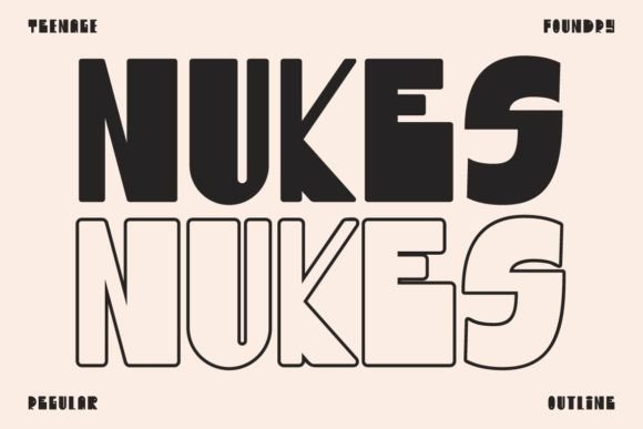 Launch Bold Campaigns with the Nukes Display Font
