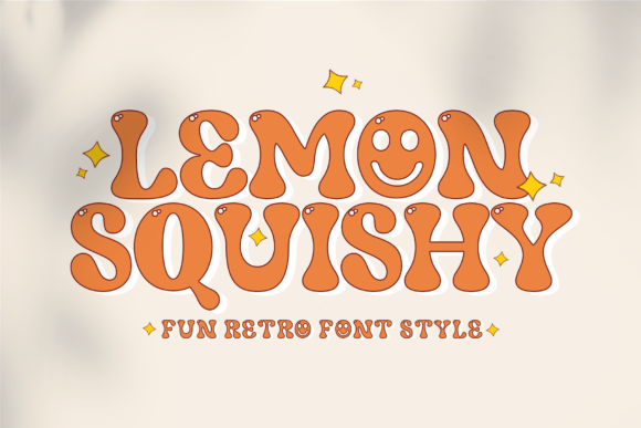 Lemon Squishy: A Retro Display Font for Makers