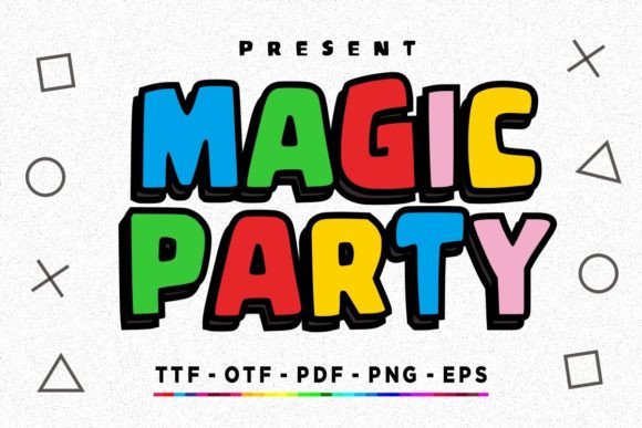 Magic Party Font for Playful Branding