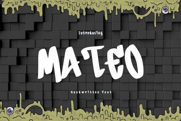 Mateo: A Playful Handwritten Display Font for Editors