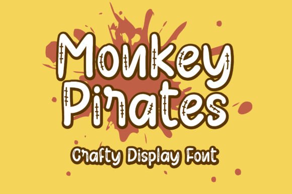 Monkey Pirates Font: A Playful Display Typeface for Brands