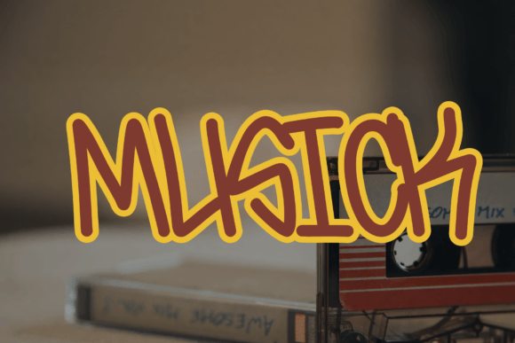 Musick: A Graffiti Display Font for Modern Web Branding