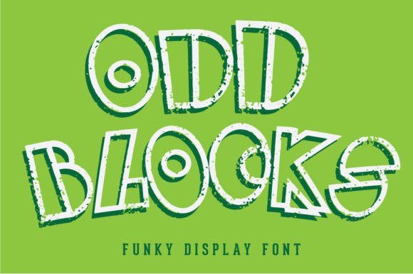 Odd Blocks: A Funky Display Font for Editorial Impact