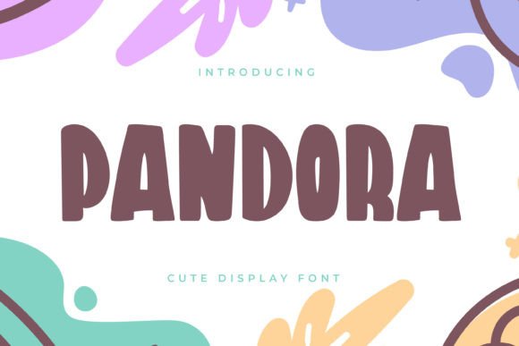 Pandora: A Quirky Display Font for Handmade Brands