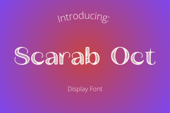 Scarab Oct: A Bold Display Font for Modern Web Headers