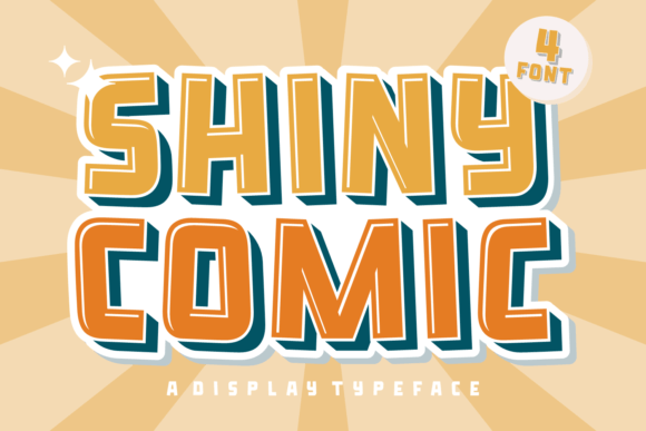 Shiny Comic: The Ultimate Retro Display Font for Designers