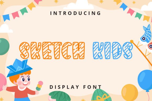 Sketch Kids: A Playful Display Font for Modern Web Design