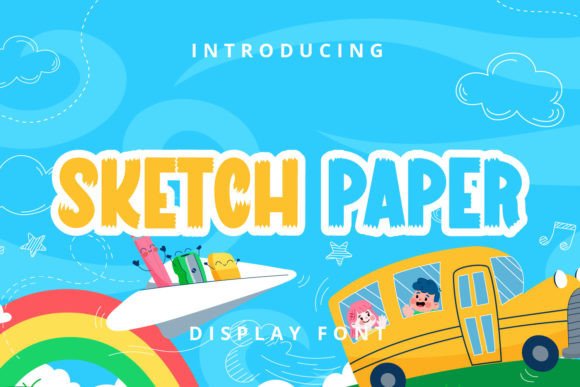 Sketch Paper Font Review: A Playful Display Typeface for Bold Brands
