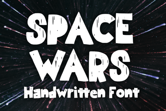 Space Wars: A Grunge Display Font for Bold Makers