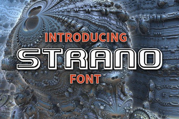 Strano: The Quirky Display Font for Joyful Branding