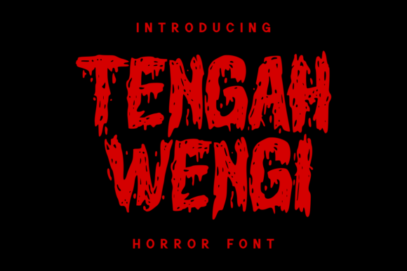 Tengah Wengi: A Mystical Display Font for Handmade Brands