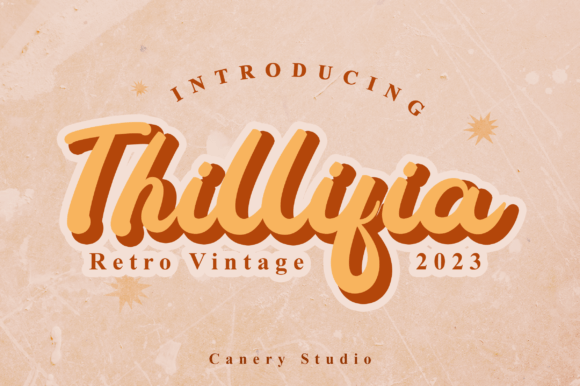 Thillifia Font: Bold Display Type for Crafters