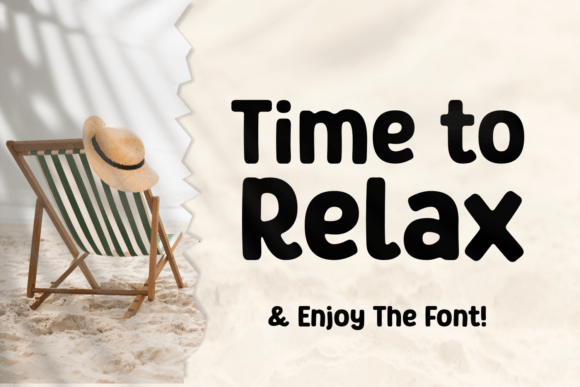 Time to Relax: The Ultimate Display Font for Calm Branding