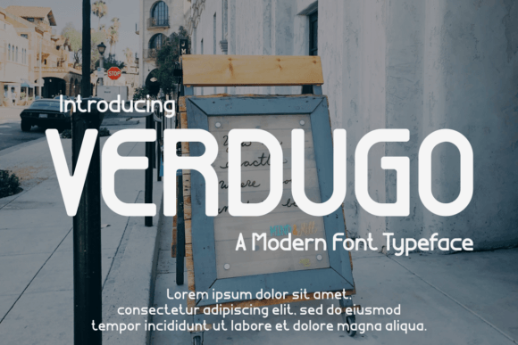 Verdugo: The Modern Display Font for Bold Campaigns