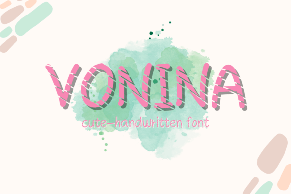 Vonina Typeface: A Playful Display Font for Branding